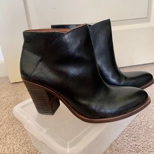 Lucky Brand Black Ankle Booties